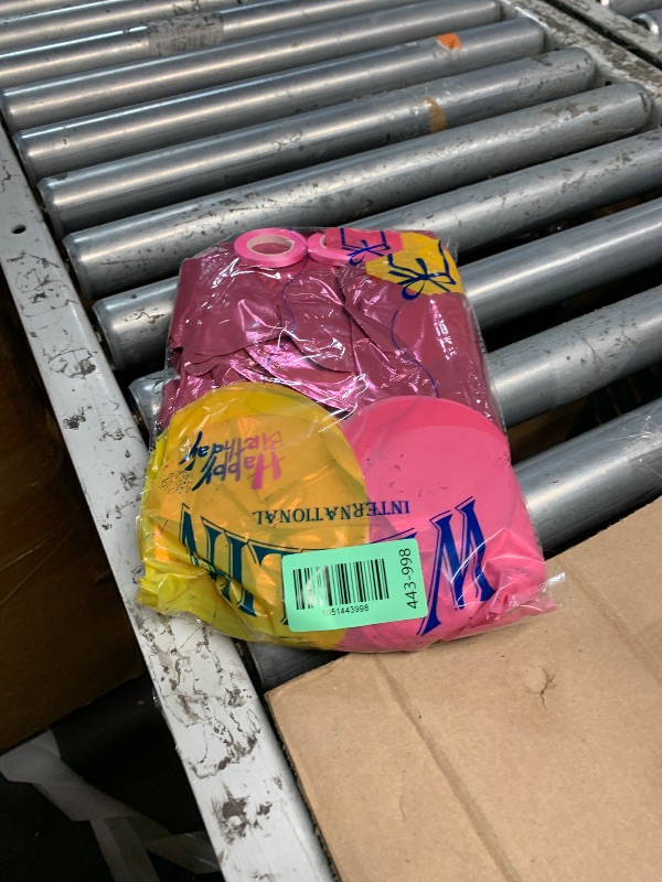 Photo 1 of [52 PCS] 16" Foil Pink Letter Balloons 2 Sets of A-Z, Mylar Aluminum Hanging Alphabet for Girls Graduation New Year eve Birthday Party Valentine's day Decorations