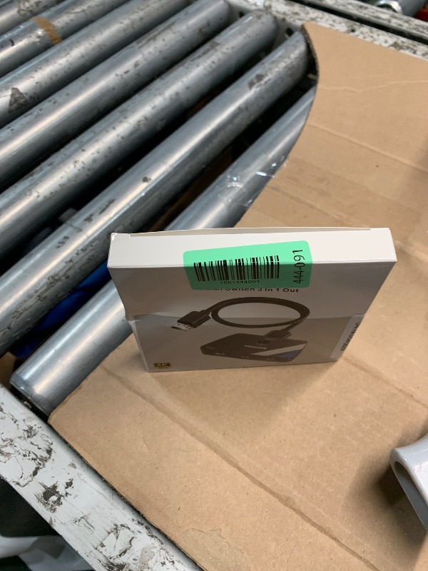 Photo 1 of [Upgrade] HDMI Switch 3 in 1 Out, 4K@60Hz HDMI 2.0 Switch Splitter with 2.6FT Long HDMI Cable, 3-Port HDMI Switcher Selector, Supports 4K 30Hz 3D 1080P HDCP2.2 for PS5 Xbox DVD Player Fire Stick PC