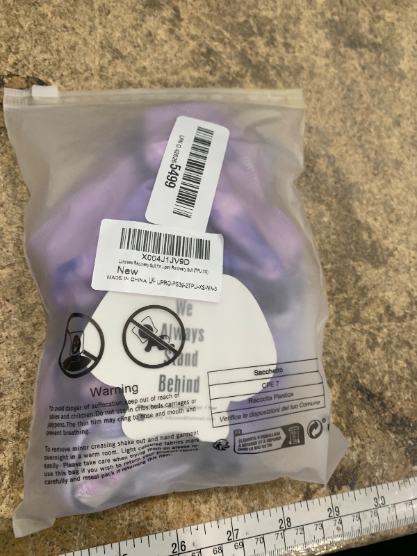 Photo 1 of **DIRTY** Lukovee Recovery Suit for Dogs, Zipper On Recovery Suit for Female Male Dog, Onesie Abdominal Wounds Cone E-Collar Alternative Prevent Licking Spay Recovery Suit (TPU,XS)