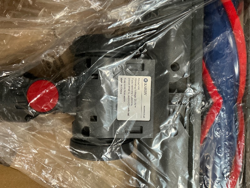 Photo 1 of *******************FOR PARTS ONLY-Missing one tube;  can't be used properly without it******************
KARDV Cordless Vacuum Cleaner, 500W/40Kpa Vacuum Cleaners for Home, 60Mins Stick Vacuum with LED Display, Anti-Tangle & Wall Mount Charging, 8 in 1 Li