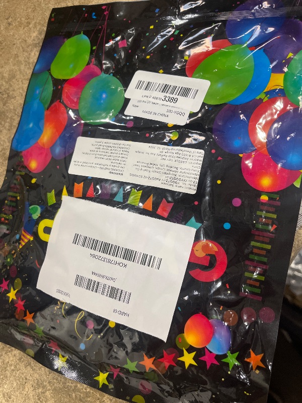 Photo 1 of 100 Pcs UV Neon Balloons ,Neon Glow Party Balloons UV Black Light Balloons Glow in the dark for Birthday Decorations Wedding Glow Party Supplies Blacklight Reactive Fluorescent Balloons