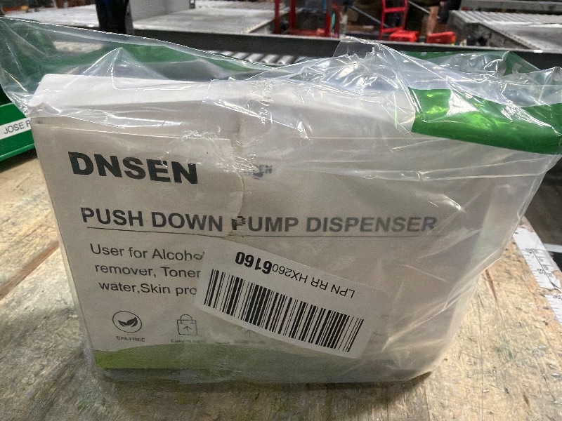 Photo 1 of 3 Pack Push Down Pump Dispenser Empty Push Top Bottles Containers for Nail Polish Makeup Remover Micellar Water Facial Toner 6.7oz/200ML