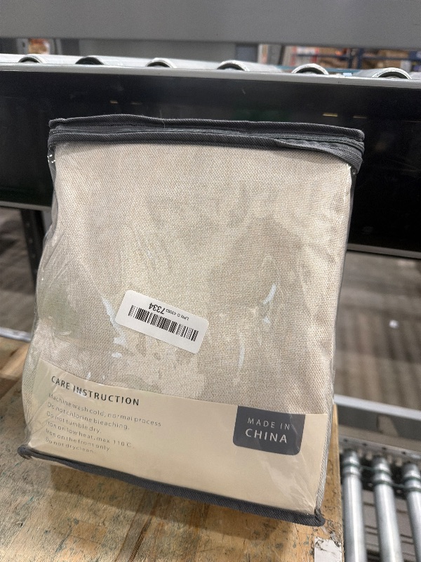 Photo 1 of 100% Blackout Shield Linen Blackout Curtains for Bedroom 96 Inches Long, Back Tab/Rod Pocket Living Room Drapes, Thermal Insulated Blackout Curtains 2 Panels Set, 50" W x 96" L,Cream