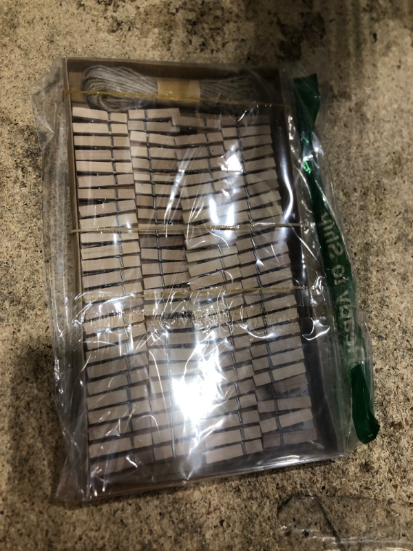 Photo 1 of 1.35 Inch Mini ClothesPins for Photo?100 Pcs? with 32 Feet Jute Twine?Mini Clothes Pins for Crafts,Wooden Small Clothes Pins for Pictures,Tiny Decorative Clothespins for Baby Shower(Natural Color)