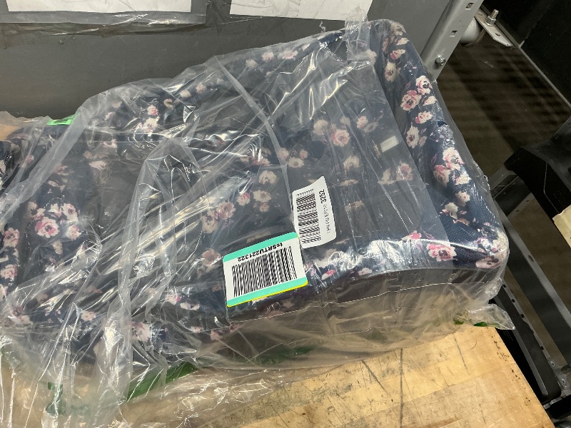 Photo 1 of **FOR PARTS/DIRTY & MISSING PIECES** YH&GS Rolling Backpack Floral, Waterproof with Wheels for Business, College Student and Travel Commuter, Carry on Laptop Compartment, Fit 17 Inch Laptop, Wheeled Adults, 20inch