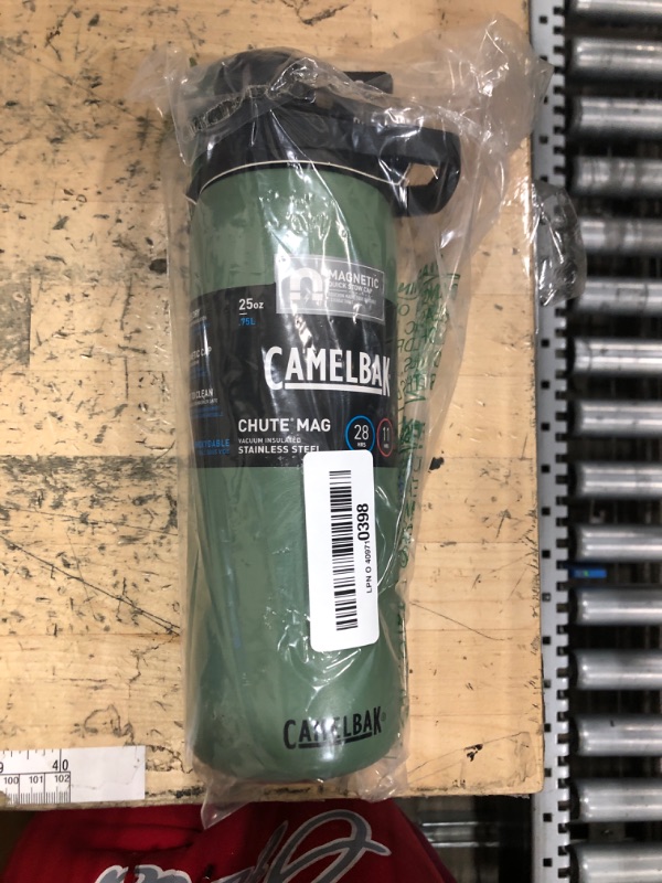 Photo 1 of **HAS A DENT ** CamelBak Chute Mag 25oz Vacuum Insulated Stainless Steel Water Bottle, Moss