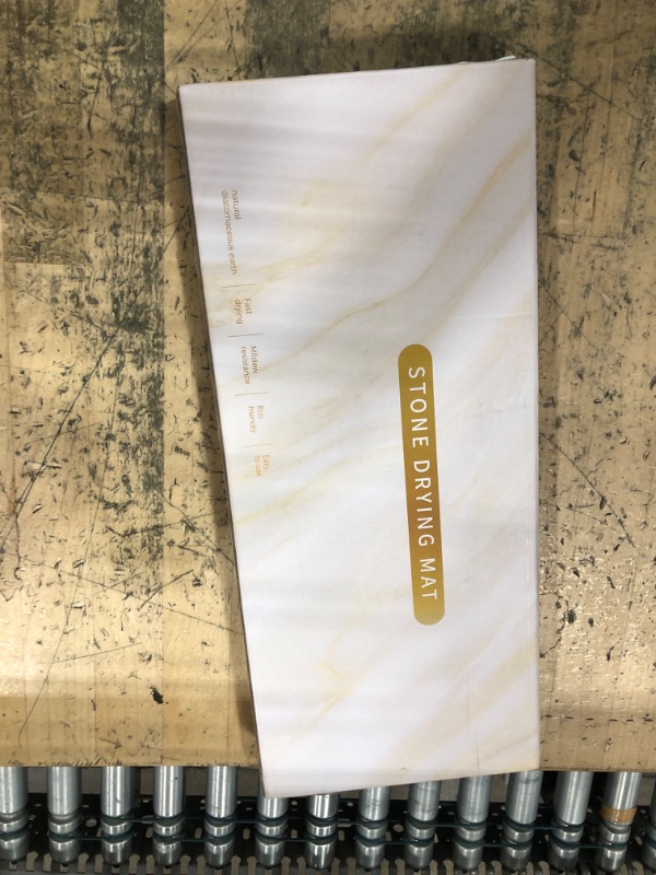 Photo 1 of 24'' Longer Faucet Mat for Kitchen Sink [Diatomite Stone Super Fast Drying] Stone Faucet Mat for Kitchen Sink Splash Guard Sinks Stones Quick Dry Around Faucets Stones Drying Mats Bathroom