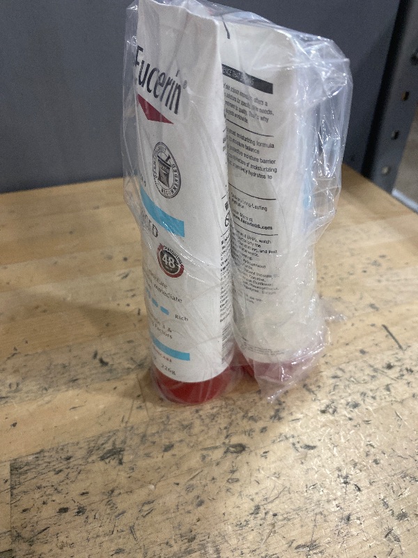 Photo 1 of 2 Pack of Eucerin Advanced Repair Body Cream for Very Dry Skin, Fragrance Free Daily Body Moisturizer, 8 Oz Tube