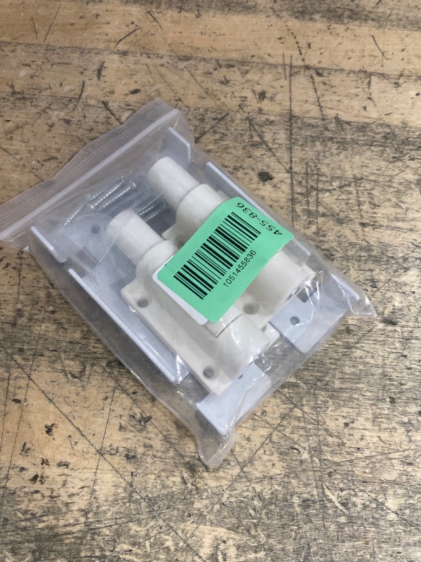 Photo 1 of 2 Pack Sliding Patio Door Foot Kick Lock, A Secondary Childproof Additional Security, Universal Fits for Any Sliding Door and Window Top or Bottom Rails, White