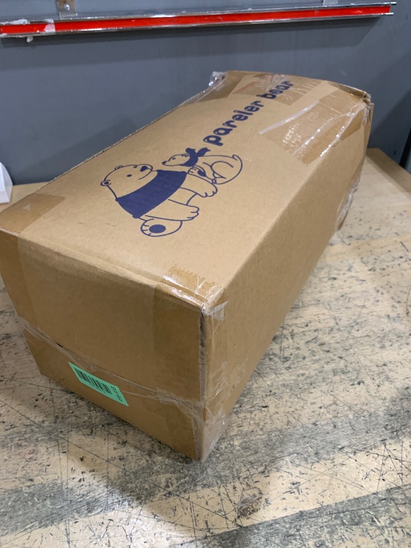 Photo 1 of 38“x26“ Mattress, 3“ Toddler Mattress with 2-Stage Glue Free, 2 Independent Foam Layers, Water-Proof, Detachable and Washable, Pure White & Blue