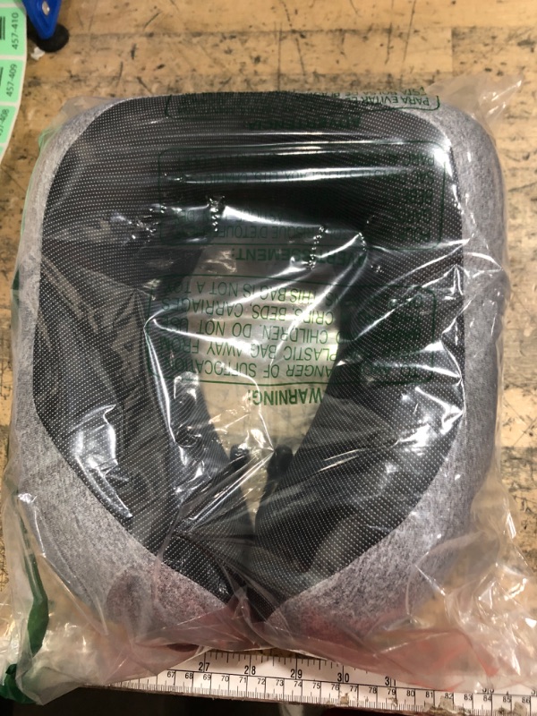 Photo 1 of ***SEE NOTES ***MLVOC Travel Pillow 100% Pure Memory Foam Neck Pillow, Comfortable & Breathable Cover, Machine Washable, Airplane Travel Kit with 3D Sleep Mask, Earplugs, and Luxury Bag,Standard (Grey)