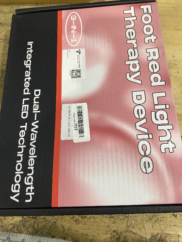 Photo 1 of **FOR PARTS ONLY/NON- FUNCTIONAL** New Red Light Therapy for Feet Neuropathy – 320 Dual-Wavelength LEDs, Full Coverage Infrared Therapy for Foot & Ankle, Adjustable Timer & Power