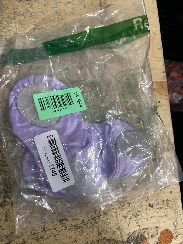 Photo 1 of TRIPLE DEER Ballet Shoes for Girls, Satin Dance Practice Slippers Split Soft Leather Flat Sole Yoga Gymnastics Shoes (Toddler/Little/Big Kid) Purple