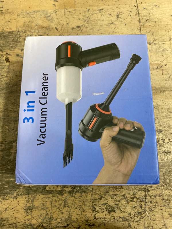 Photo 1 of *MISSING TWO ATTACHMENTS* Meudeen Air Duster - Computer Vacuum Cleaner - for Keyboard Cleaning- Cordless Canned Air- Powerful - Energy-Efficient(Air-01)