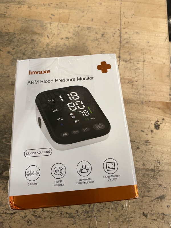 Photo 1 of **MISSING MONITOR ** Blood Pressure Machine, Automatic Upper Arm Blood Pressure Monitor with 2x199 readout, 4.5 inch Backlit Large Screen Adjustable Large Cuff 9 to 17 inches - arrhythmia and Home Hypertension Detector