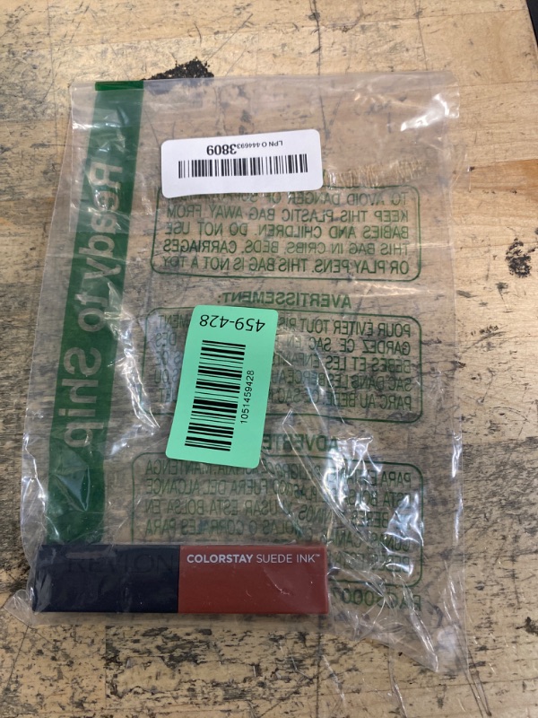 Photo 1 of REVLON Lipstick, ColorStay Suede Ink, Built-in Primer, Infused with Vitamin E, Waterproof, Smudge-proof, Matte Color, 002 No Rules, 0.09 oz.