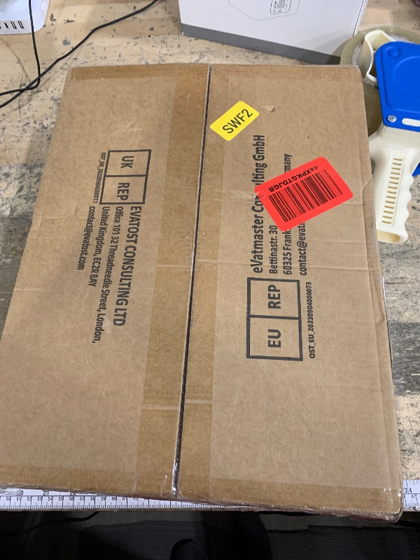 Photo 1 of **MISSING A LEG** IBUYKE 30 Inch Tall Plant Stand Indoor, 2 Tier Wood Corner Plant Stand, Modern Round Plant Shelf Flower Stand for Living Room Patio Balcony Garden, Black TMJ074B