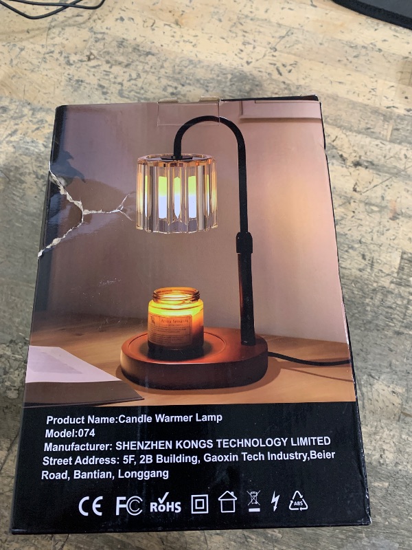 Photo 1 of **FOR PARTS ONLY/NON-FUCNTIONAL**  Candle Warmer Lamp, with Timer Dimmer Adjustable Height, Birthday Gifts for Women Men, Mother's Day Gifts for Mom, Wax Melt Warmer for Candles for Home Room Decor, Thanksgiving Christmas Gifts