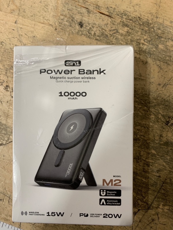 Photo 1 of 2025 Latest Magnetic Wireless Portable Charger Power Bank - 10000mAh Mag-Safe 22.5W PD Fast Max Charging with Built-in LED Display, Magnetic Battery Pack for iPhone 16/15/14/13/12/Pro/Mini/Pro Max