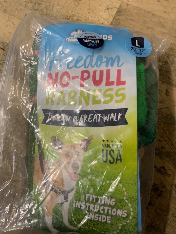 Photo 1 of 2 Hounds Design Freedom No Pull Dog Harness, Adjustable Harness, Easy Walking & Comfortable Control, Fits Small, Medium & Large Dogs, Solid Colors, Made in USA, 1" LG, Teal