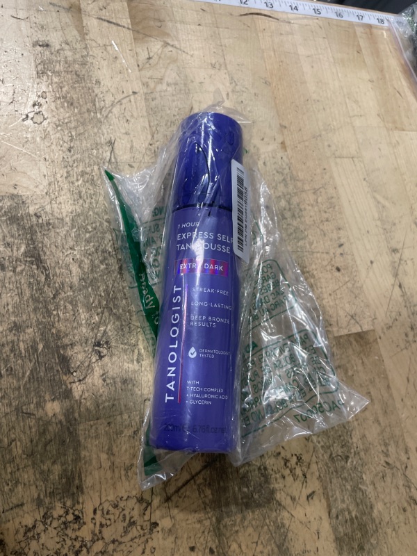 Photo 1 of Tanologist Extra Dark Self Tan Mousse, Clear Self-Tanning Mousse, Streak-Free, Natural Glow, No Fake Tan Smell Or Orange Tone, Long Lasting, Clean Ingredients, 6.76 fl. oz/200 ml Bottle