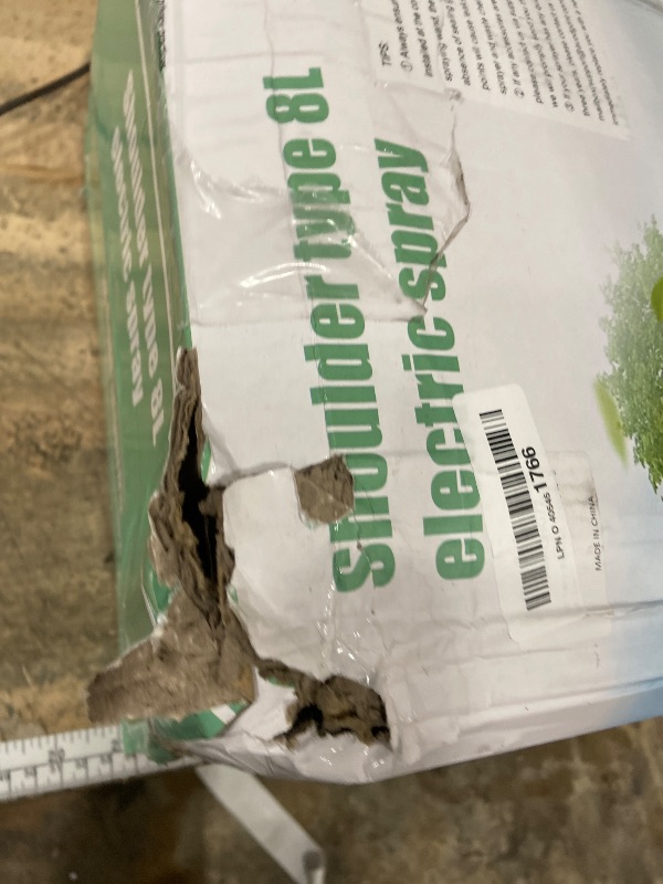 Photo 1 of *** CHECK COMMENTS***  Battery Powered Sprayer 2 Gallon, Garden Sprayer with Upgraded Electric Rechargeable Handle, 5 Mist Nozzles, Transparent Tank with Scale Mark, Suitable for Lawn, Garden