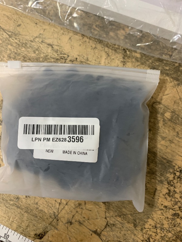 Photo 1 of 8inch Afro Kinkys Curly Clip in Human Hair Extensions Brazilian Kinky Curly Clip ins Hair Extension Clip on Hair Weft For Black Women Natural Black Color 7pcs 70g/set