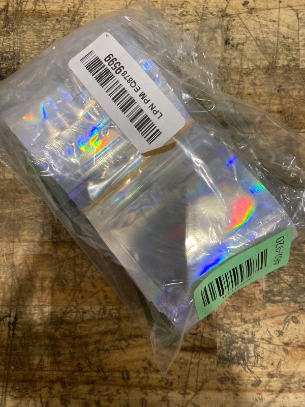 Photo 1 of  Holographic Bags, 3'' x 4‘’ Small Bags for Small Business, Resealable Smell Proof Bags, Rainbow Color Mylar Packing Bag, Holographic Zipper Bag for Food Storage, Candy & Jewelry Packaging
