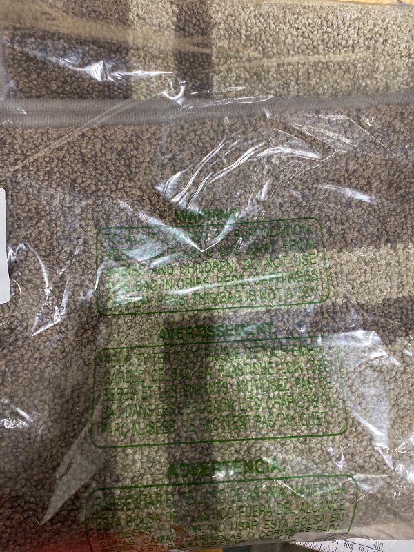 Photo 1 of 3 Piece Plush Bath Mat Set, Non Slip Shaggy Bathroom