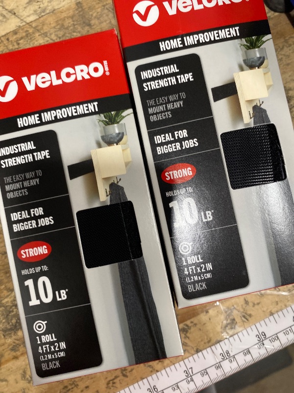 Photo 1 of 2 VELCRO Brand - Industrial Strength- 2" x 4' - Black