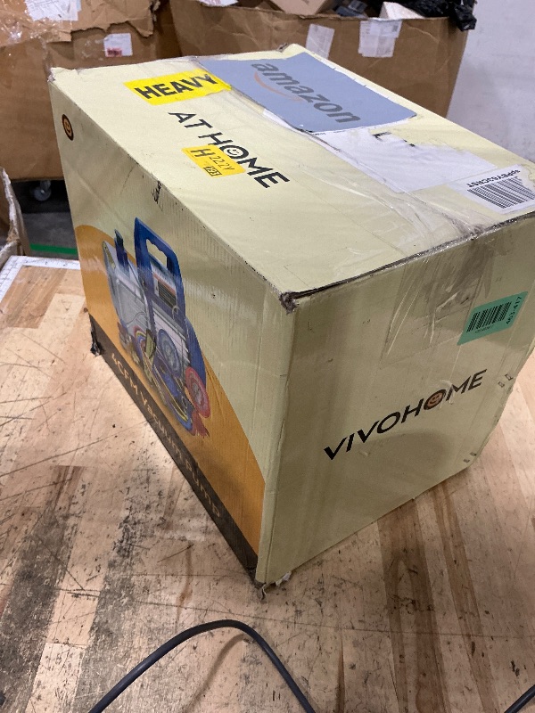 Photo 1 of **HEAVY** VIVOHOME 110V 1/3 HP 4CFM Single Stage Rotary Vane Air Vacuum Pump and R134a AC Manifold Gauge Set Kit with Leak Detector Carry Bag for HVAC Air Conditioning Refrigeration Recharging ETL Listed