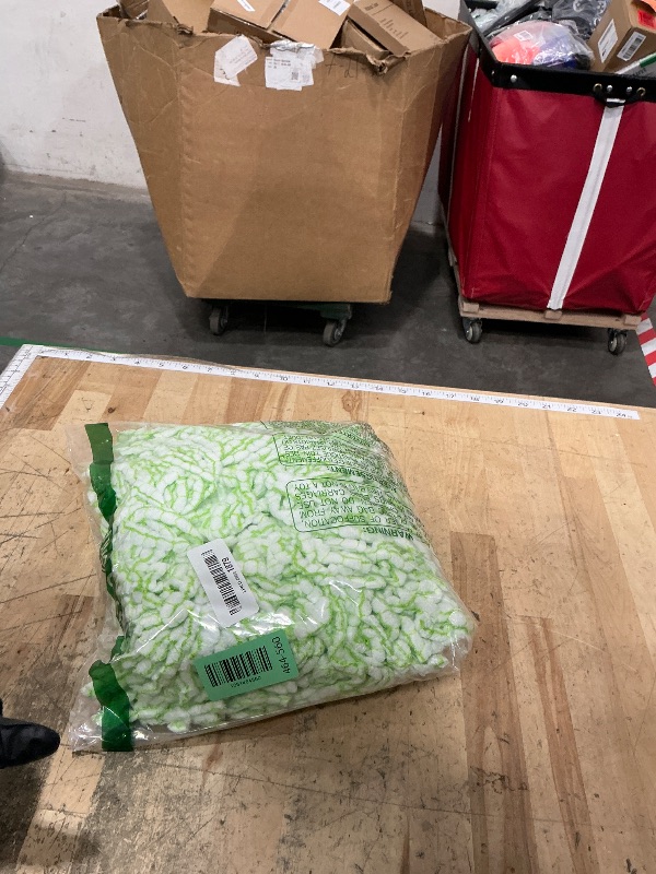 Photo 1 of 3 Pack Mop Head Replacement for Libman Tornado, Spin Mop Replacement Head Compatible with Libman, Easy to Replace, Machine Washable, Green and White