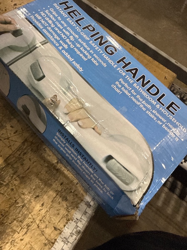 Photo 1 of 2 Pack Grab Bars for Bathtubs and Showers, Shower Handles for Elderly Seniors bar Safety 500 lbs Walls Handicap Heavy Duty Holder Hooks to Lift Large Tile Glass Suction Cups Tool