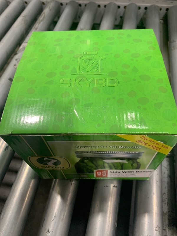 Photo 1 of 100Pcs/50 sets Canning Lids and Rings Wide mouth, Premium Mason Jar Lids with Rings/Bands for Ball, Kerr Jars - Food Grade Material, 100% Fit & Airtight for Wide Mouth Mason Jars