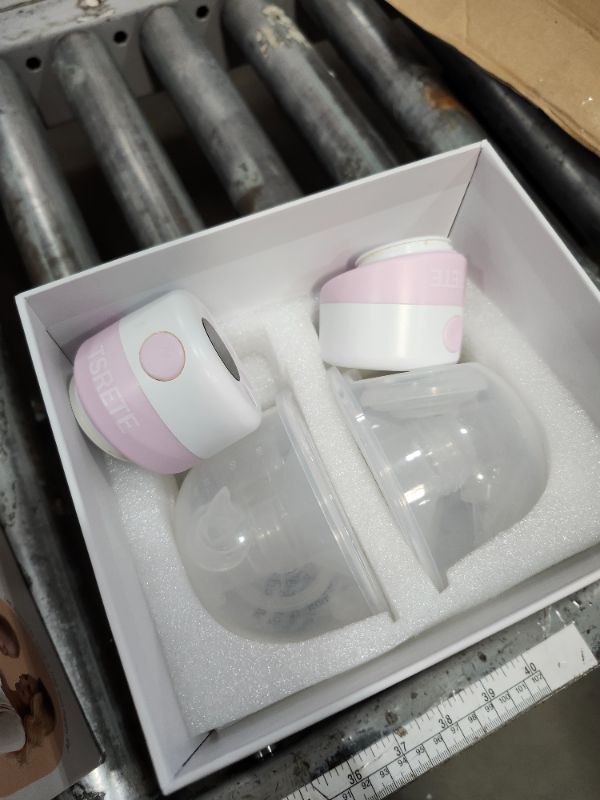 Photo 1 of ****************USED*****************
TSRETE Breast Pump, Double Wearable Breast Pump, Electric Hands-Free Breast Pumps with 2 Modes, 9 Levels, LCD Display, Memory Function Rechargeable Double Milk Extractor-21/24mm Flange, Pink