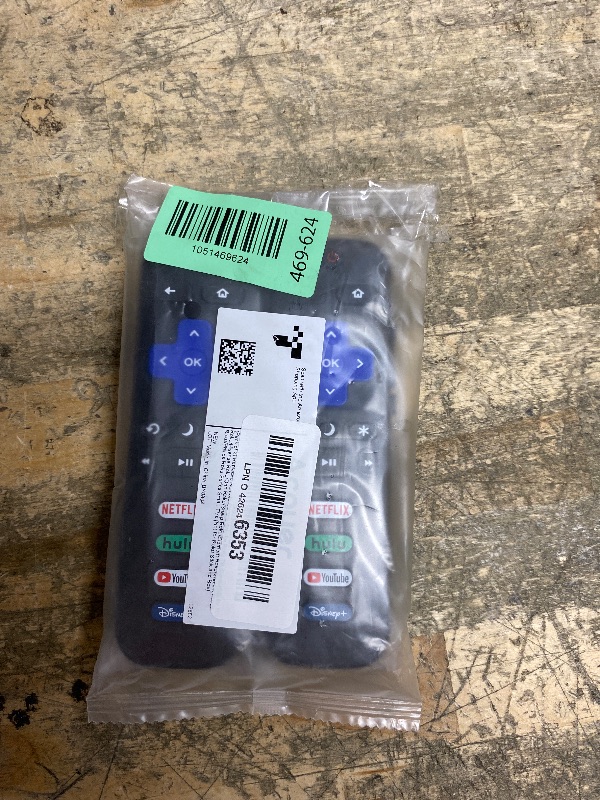Photo 1 of (Pack of 2) Replacement Remote Control Only for Roku TV, Compatible for TCL Roku/Hisense Roku/Onn Roku/Sharp Roku/Element Roku/Westinghouse Roku/Philips Roku Smart TVs (Not for Roku Stick and Box)