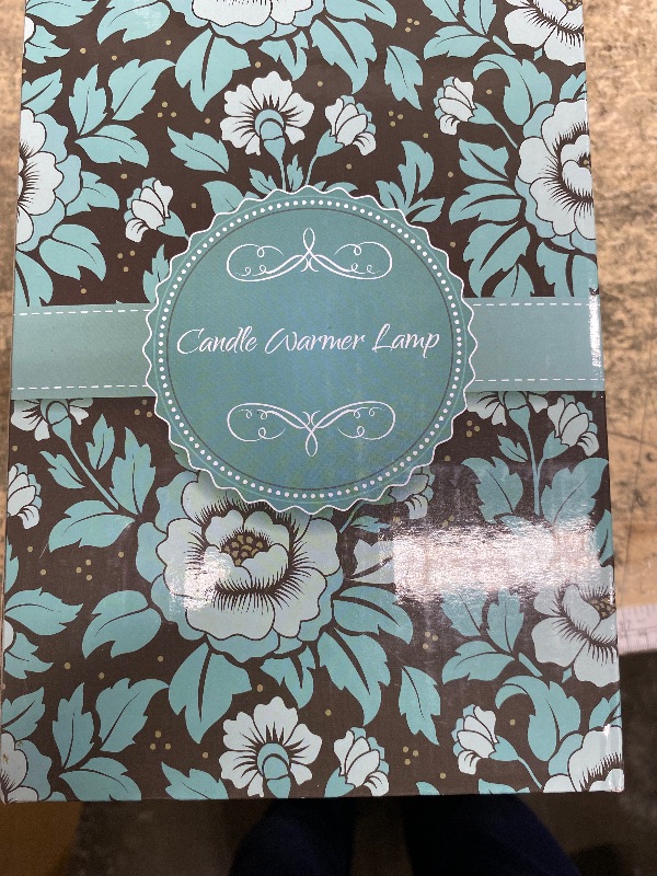 Photo 1 of *** MISSING BULBS****        Flamelessman Candle Warmer Lamp with Timer 2 Bulbs, Office Kitchen Countertop Lamp Home Decor for Soy Candle, Gift for Mom Friends and New Home(Pixel-Art Black Glass)