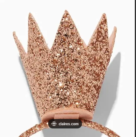 Photo 1 of **PHOTO FOR ITEM REFERENCE** Gold Glitter Crown Headband, Queen Crown Headwear for Women, Shiny Princess Hairband, Birthday, Halloween, Cosplay Party Decorations