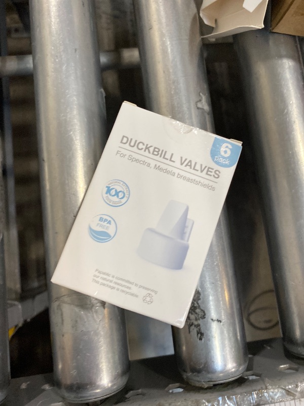 Photo 1 of [6-Count] Papablic Duckbill Valves for Spectra and Medela, Replaceable Duckbill Valves for Spectra S1 Spectra S2 valves and Medela Pump in Style, BPA/DEHP Free White