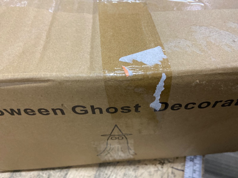 Photo 1 of [Timer] 2Packs Halloween Decorations Outdoor, Cute Halloween Decorations Indoor, Spooky Ghost Halloween Decor with Witch Hat, Scary Ghosts Decor with LED Lights for Front Porche Yard Garden Home