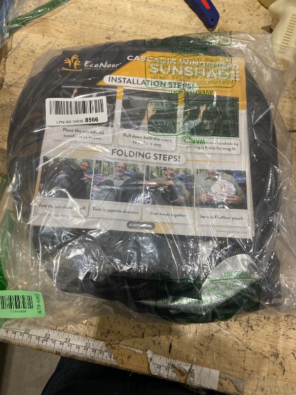 Photo 1 of EcoNour Front Windshield & Side Window Sunshade for Freightliner Cascadia | Custom Fit 2018-2024 2025 | Semi-Truck, Commercial & Big Rig Truck Sun Shade | Foldable Sun Protector Privacy Cover