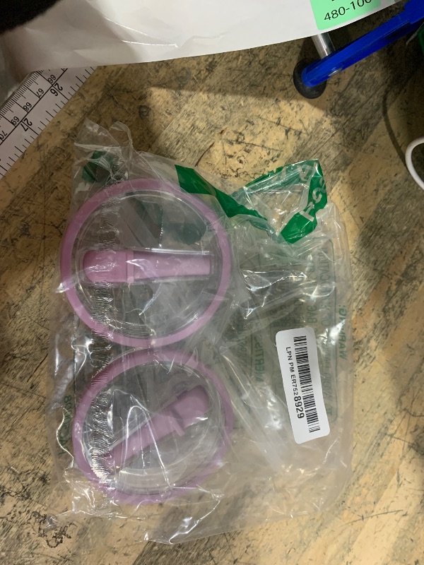 Photo 1 of 2 Pack 30 oz Tumbler Flip Straw Lid Replacement Compatible for Stanley Quencher, Leak Proof Lid Replacement for 30 OZ Stanley H2.0 FlowState Tumbler,Spill Proof Splash Reusable (Light Purple)