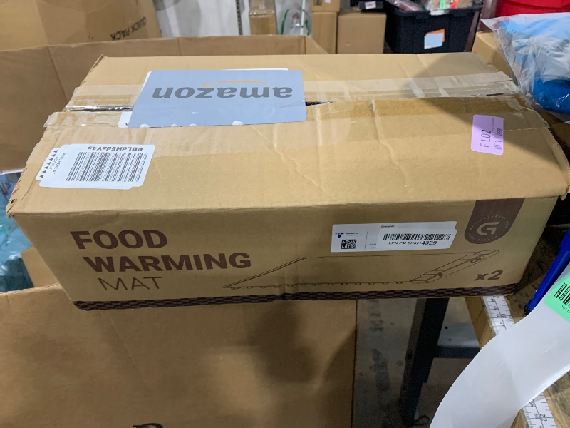 Photo 1 of (UNABLE TO TEST FULLY) Warming Mat for Food, 2 Pack Food Warming Mat, Electric Warming Tray for Buffets Party with 7 Adjustable Temperature, 6 Timer, Fast Heating Silicone Food Warmer for Parties Home Travel Countertop