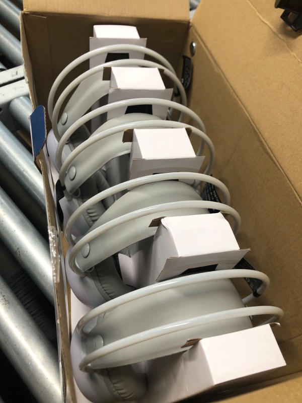 Photo 1 of (used)(see images) Brookstone Wireless Silent Disco Headphones, Multicolor LED Lights, Bluetooth 5.0, Up to 10 Hours of Playtime, 4 Pack