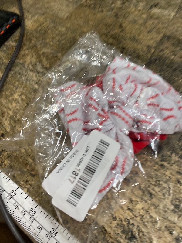 Photo 1 of **RED ONE ONLY** Lanmerry Baseball Bows for Girls Infant Headbands Charm Big Bows for Baby Sport Game Bow Soccer Hair Bow Baby Girl Headbands with Bows Infant Football Gifts Red