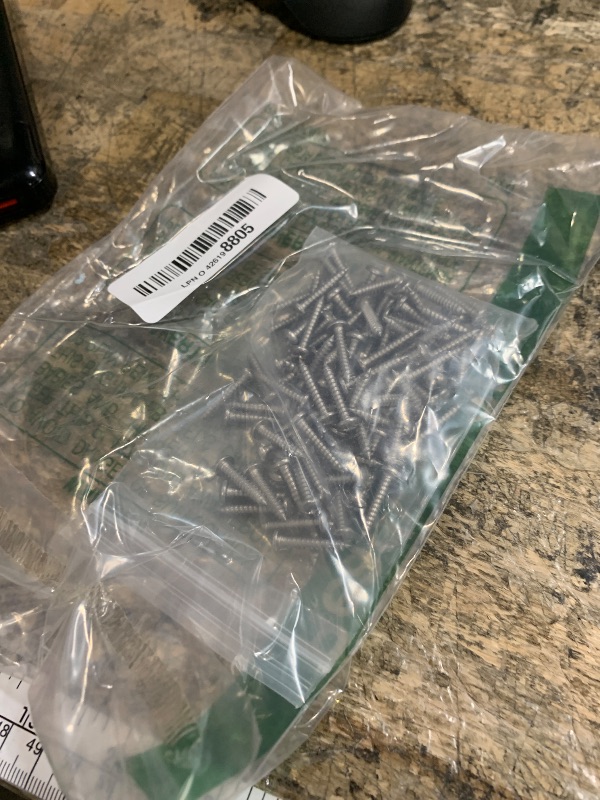 Photo 1 of #6 x 3/4" Pan Head Self Tapping Screw, Pan Head Sheet Metal Screws Wood Screws, Stainless Steel 304 (18-8), 100 Pack