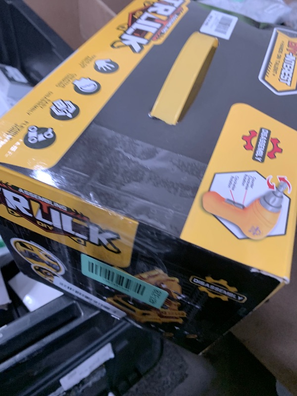 Photo 1 of 4-in-1 Take Apart Car Toys for Boys, DIY Engineering Construction Truck Toy Vehicle - Dump Truck, Cement Mixer, Excavator, Crane, Kids Building Educational Toy Gift for Age 3 4 5 6 7 8 Year Old Girls