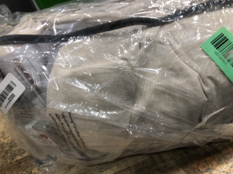 Photo 1 of 100% Blackout Shield Linen Look Textured Pinch Pleated Curtains Blackout Drapes 90 Inch Long 2 Panels Set, Faux Linen Blackout Curtains for Bedroom & Living Room, 40" W x 90" L, Cream