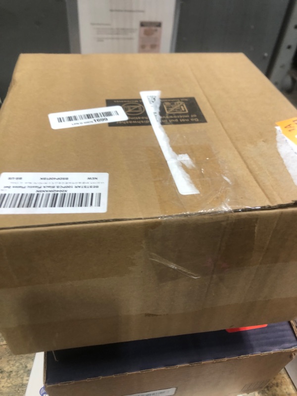 Photo 1 of 100PCS Black Plastic Plates Set with Gold Rim, 50 10.25 inch Dinner Plates and 50 7.5 inch Dessert Plates, Premium Disposable Plates forfor Party, Wedding, Holiday,And Halloween