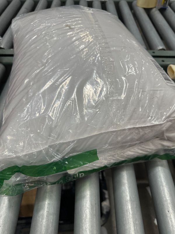 Photo 1 of ** PARTIAL SET ** puredown® Goose Feather Down Pillows, Gusseted Bed Pillows for Sleeping 100% Cotton Cover, Set of 2 Standard Size